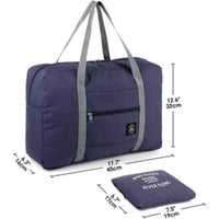 Bolso De Viaje Impermeable Plegable Cierre Y Bolsillo 25l