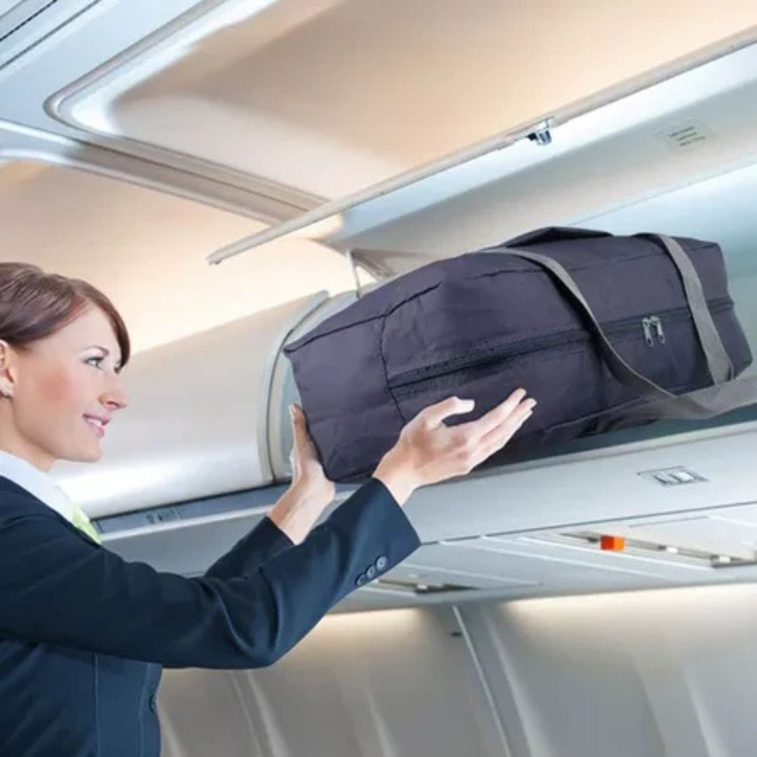 Bolso De Viaje Impermeable Plegable Cierre Y Bolsillo 25l