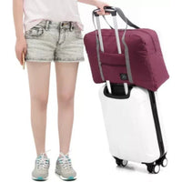 Bolso De Viaje Impermeable Plegable Cierre Y Bolsillo 25l