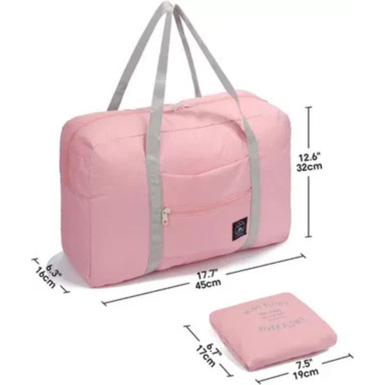 Bolso De Viaje Impermeable Plegable Cierre Y Bolsillo 25l