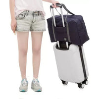Bolso De Viaje Impermeable Plegable Cierre Y Bolsillo 25l