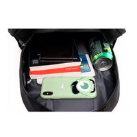 Mochila Urbana Para Notebook 3 Cierres Negra 30 Litros