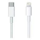 Cable Usb-c 2.0 Apple Blanco Con Entrada Usb Tipo C Salida Lightning 1 Metro