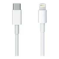 Cable Usb-c 2.0 Apple Blanco Con Entrada Usb Tipo C Salida Lightning 1 Metro