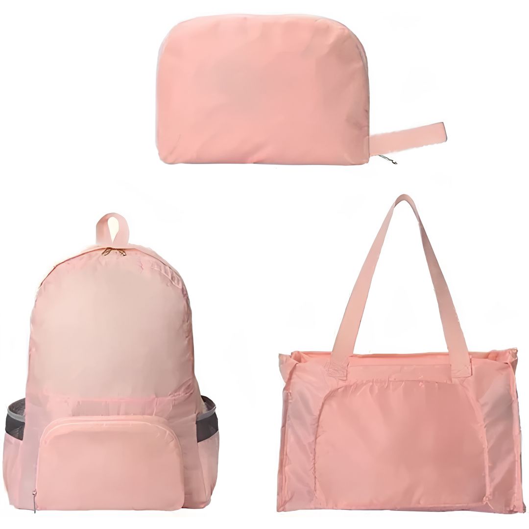 Mochila Impermeable Plegable 2 En 1 Portátil 25l