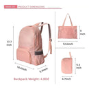 Mochila Impermeable Plegable 2 En 1 Portátil 25l