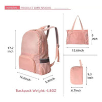Mochila Impermeable Plegable 2 En 1 Portátil 25l