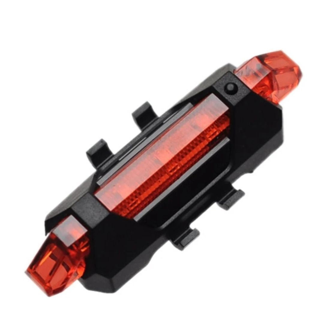 Flash Led Rojo Para Bicicleta Recargable