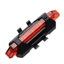 Flash Led Rojo Para Bicicleta Recargable