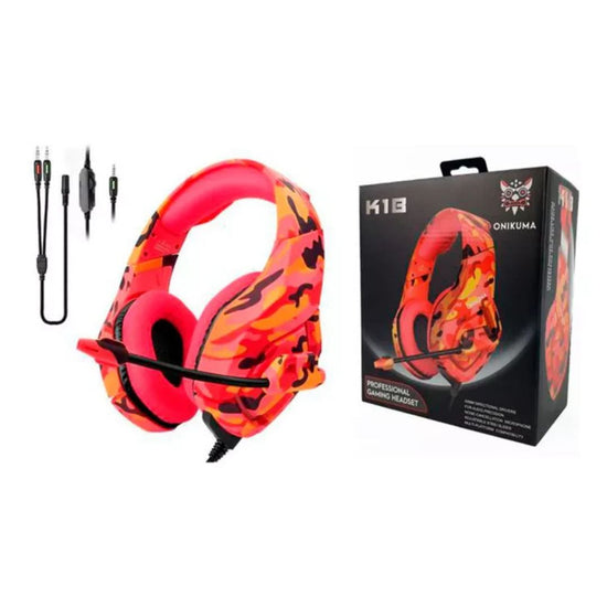 Auricular Onikuma Gamer Rojo®