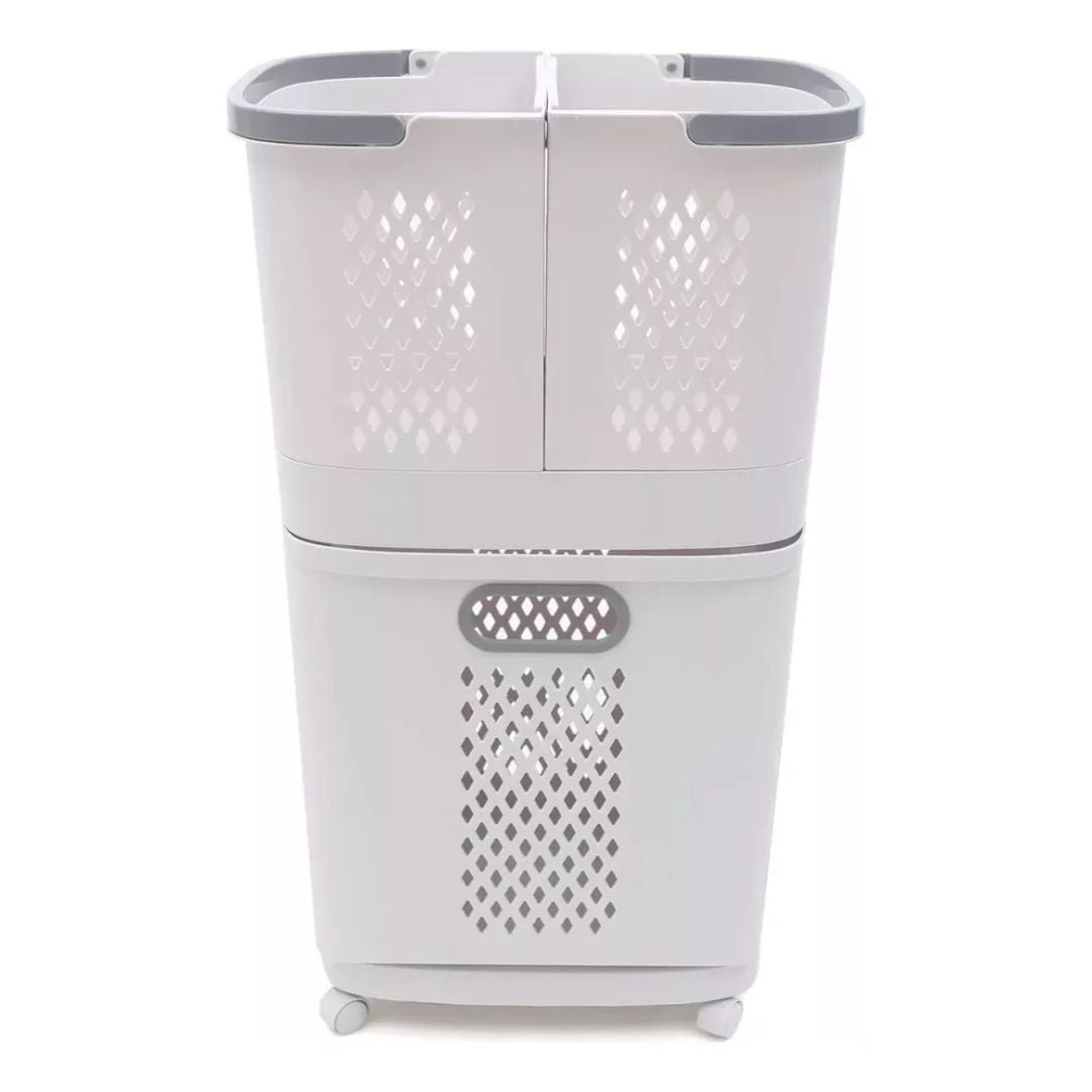 Carro Organizador para Ropa Sucia - 3 Cestos®