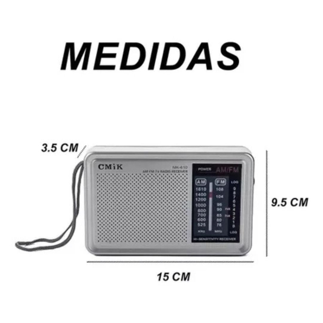 Radio Portátil Mk-610®