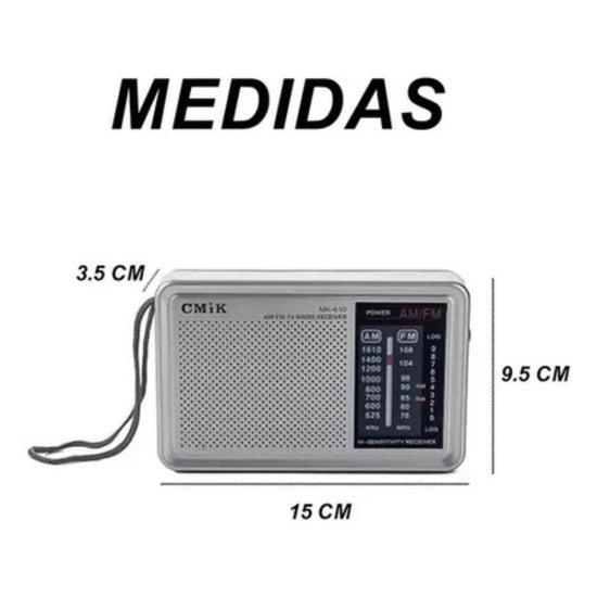 Radio Portátil Mk-610®