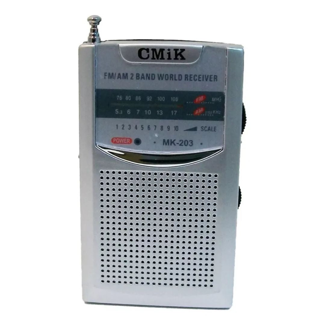 Radio Portátil De Mano A Pila Mk-203®