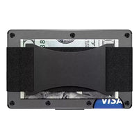 Billetera Minimalista De Fibra De Carbono Para Tarjetas Rfi®