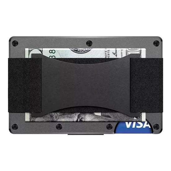 Billetera Minimalista De Fibra De Carbono Para Tarjetas Rfi®