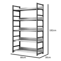 Estantería De Metal Y Mdf - 5 Estantes®