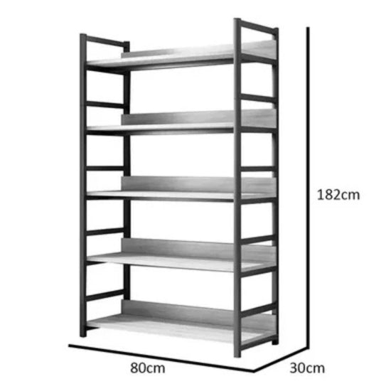 Estantería De Metal Y Mdf - 5 Estantes®