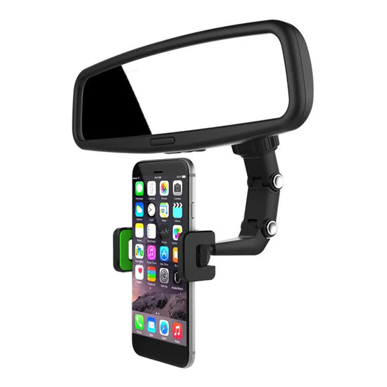 Soporte Para Celular 360 Auto Espejo Retrovisor Multifunción