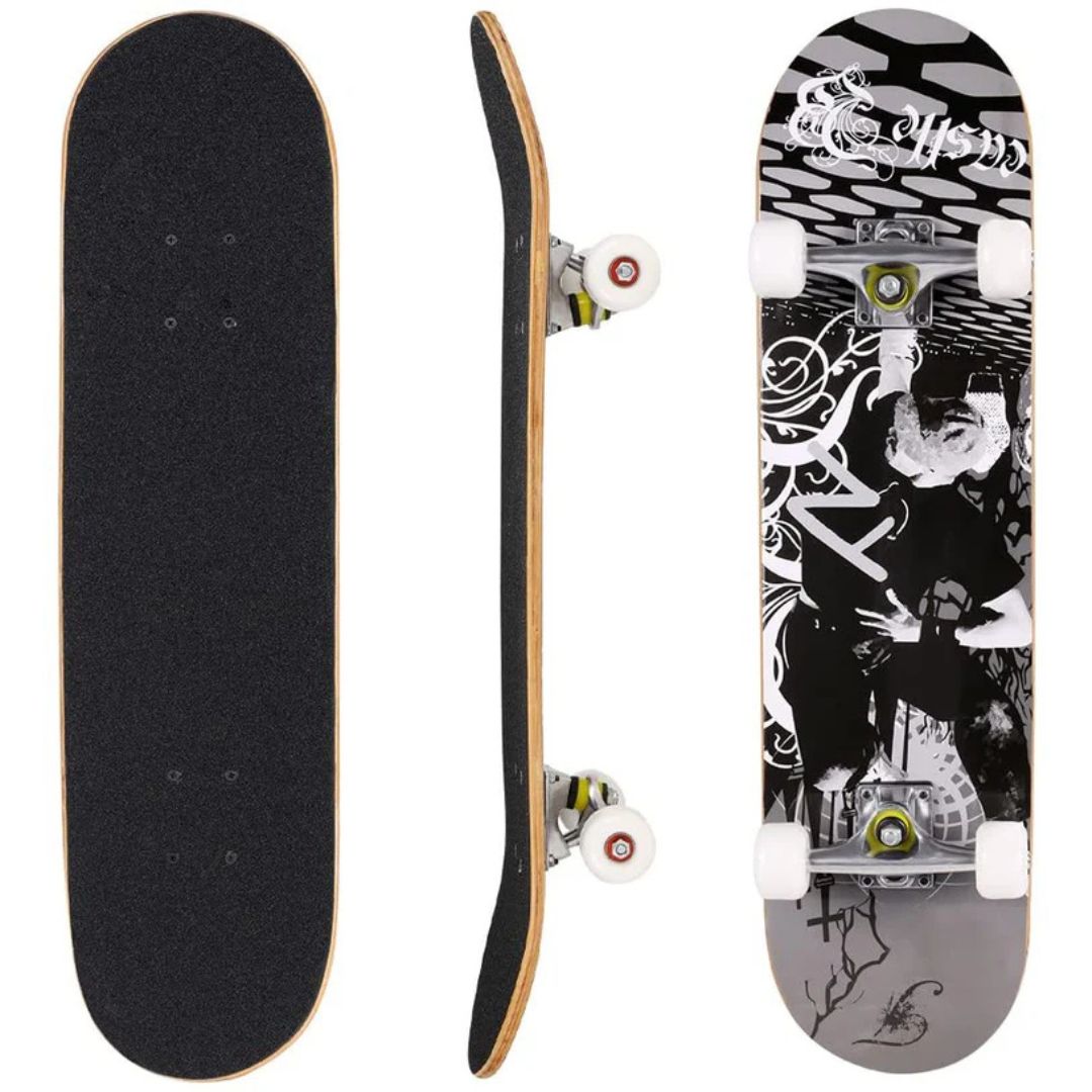 Patineta Skate 7 Capas Con Lija Profesional