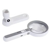 Lupa De Mesa 2.5x Y 8.25x Con Luz Led Blanca®