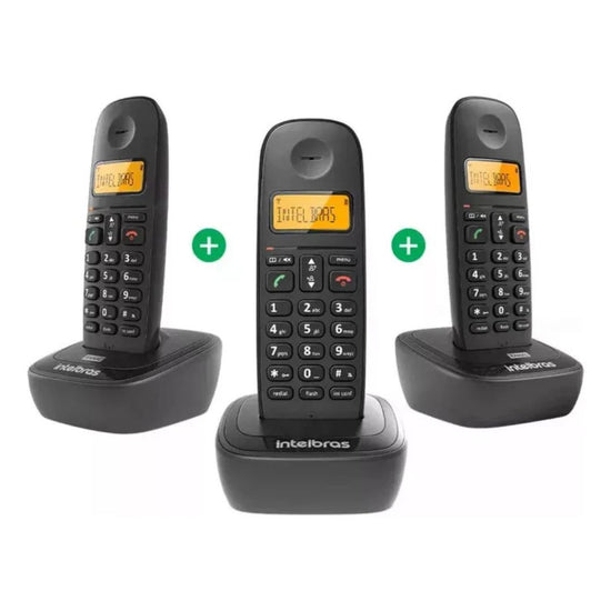 Teléfono Inalámbrico Intelbras Ts 2513 3 unidades®