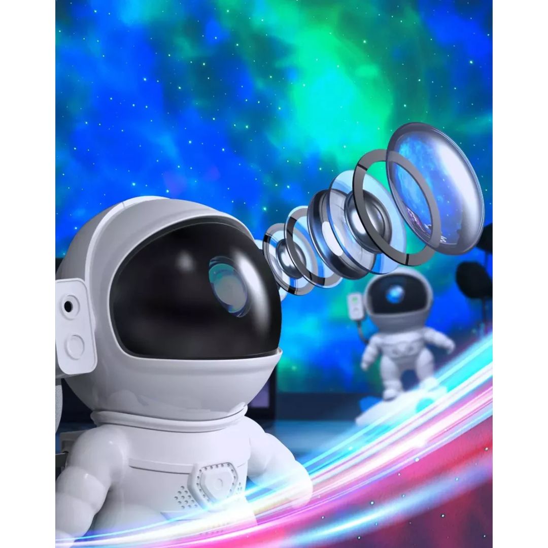 Lampara Proyector  Astronauta En Cohete®