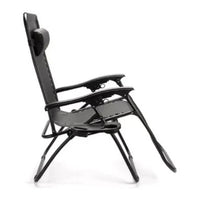 Silla Playera Reforzada Plegable Negro