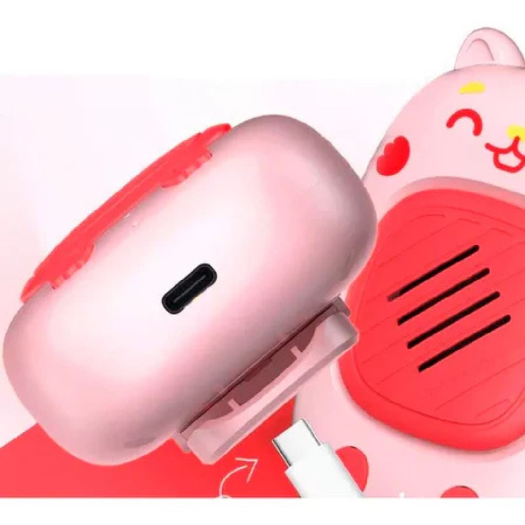 Walkie Talkie Recargables - Osito y Conejo