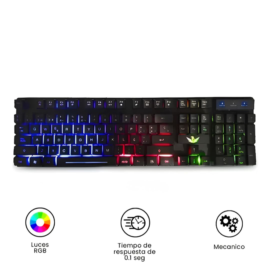 Kit De Teclado Y Ratón Con Auricular®
