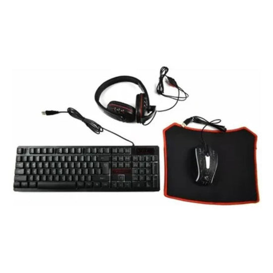 Kit De Teclado Y Ratón Con Auricular®