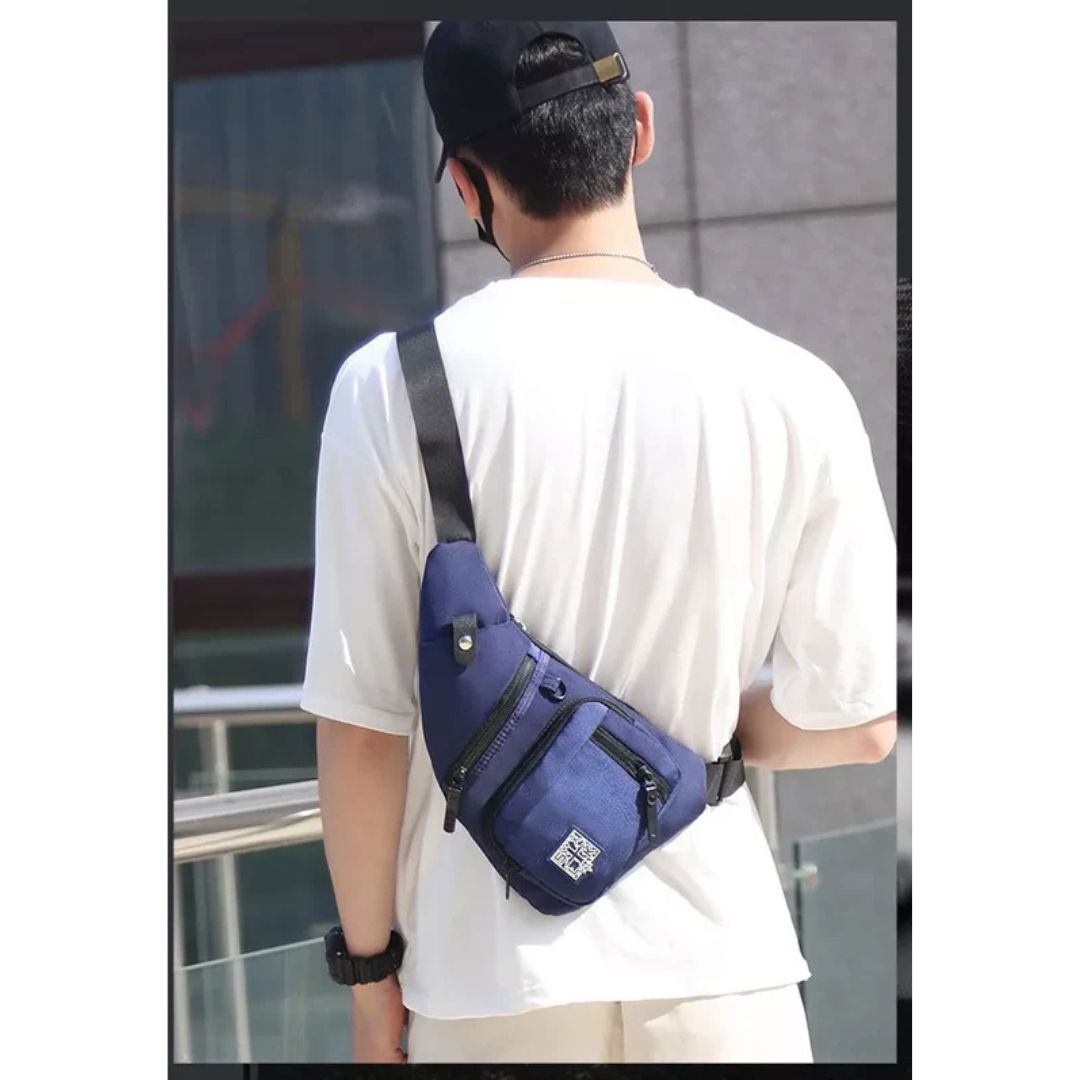 Bolso De Lona Con Porta Botella Y Correa Regulable®