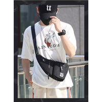 Bolso De Lona Con Porta Botella Y Correa Regulable®