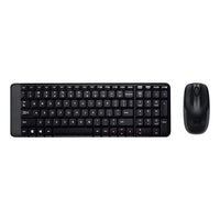 Kit Teclado Y Mouse Inalámbrico Logitech Mk220 Negro