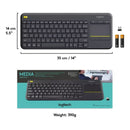 Teclado Logitech Inalambrico Touch Pad K400 Plus
