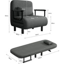 Sofá Cama 1 Cuerpo Gris®