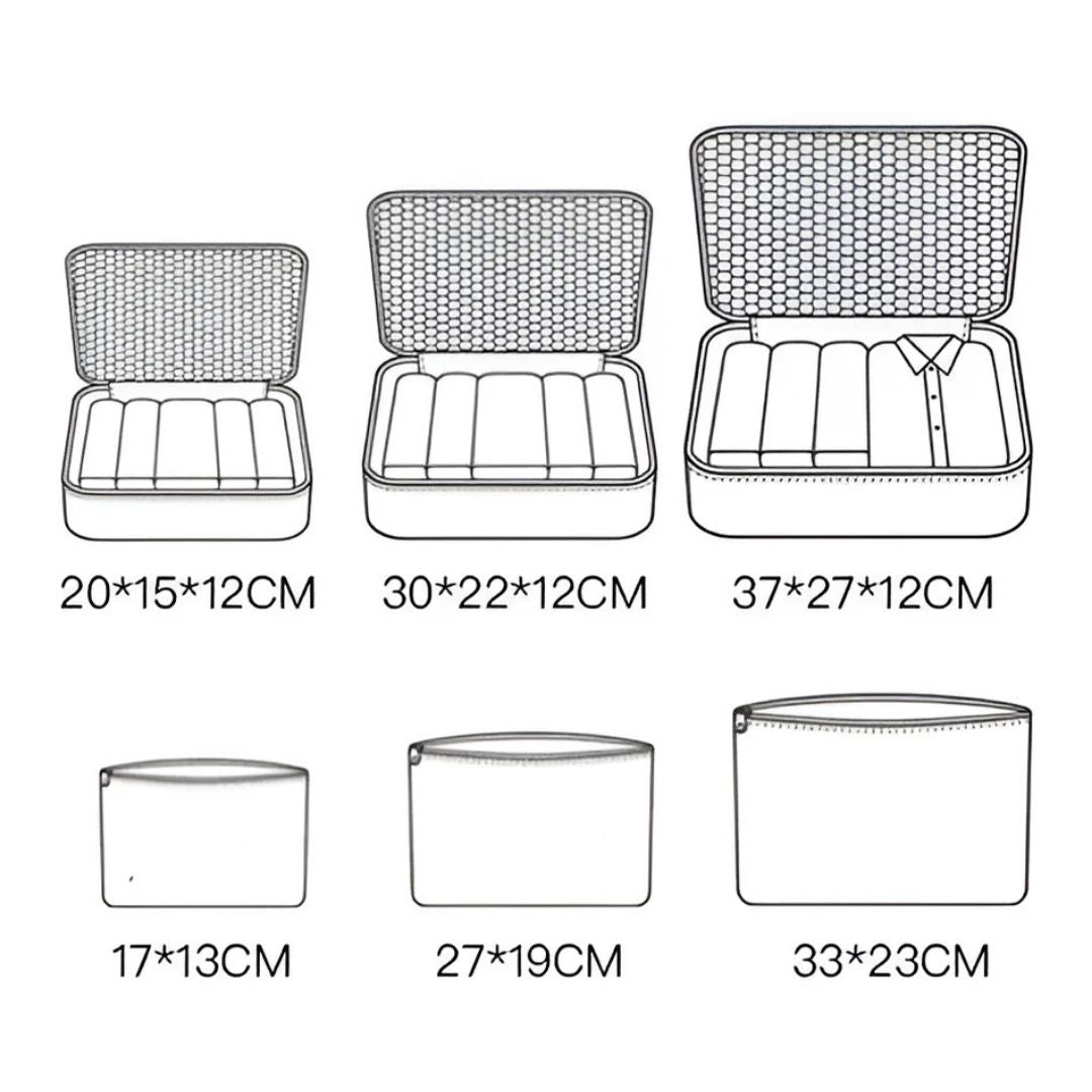 Organizador De Bolsas De Viaje - 6 Piezas®