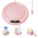 Base Calentadora Para Taza De Café Rosa®