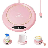 Base Calentadora Para Taza De Café Rosa®