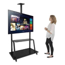 Soporte De Pie Para Televisor Con Ruedas Negro de 32''- 70''®