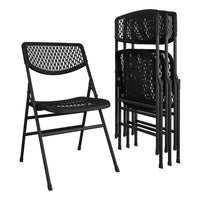Silla Negra De Polipropileno Grueso®