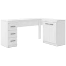 Mesa de Computación en L con 3 Cajones y 2 Puertas Premium®
