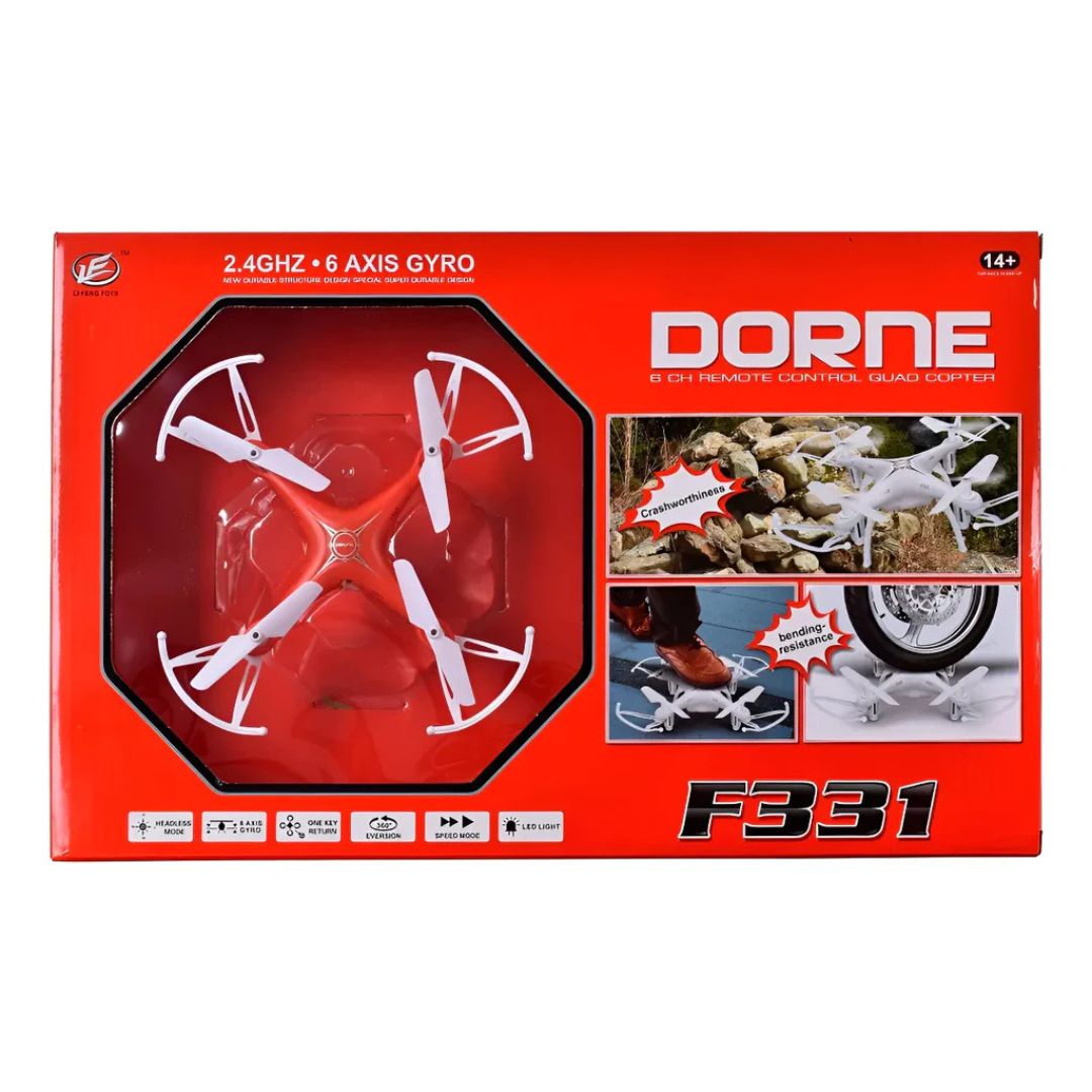 Mini Dron 360 Con Luz Led - Color Rojo®