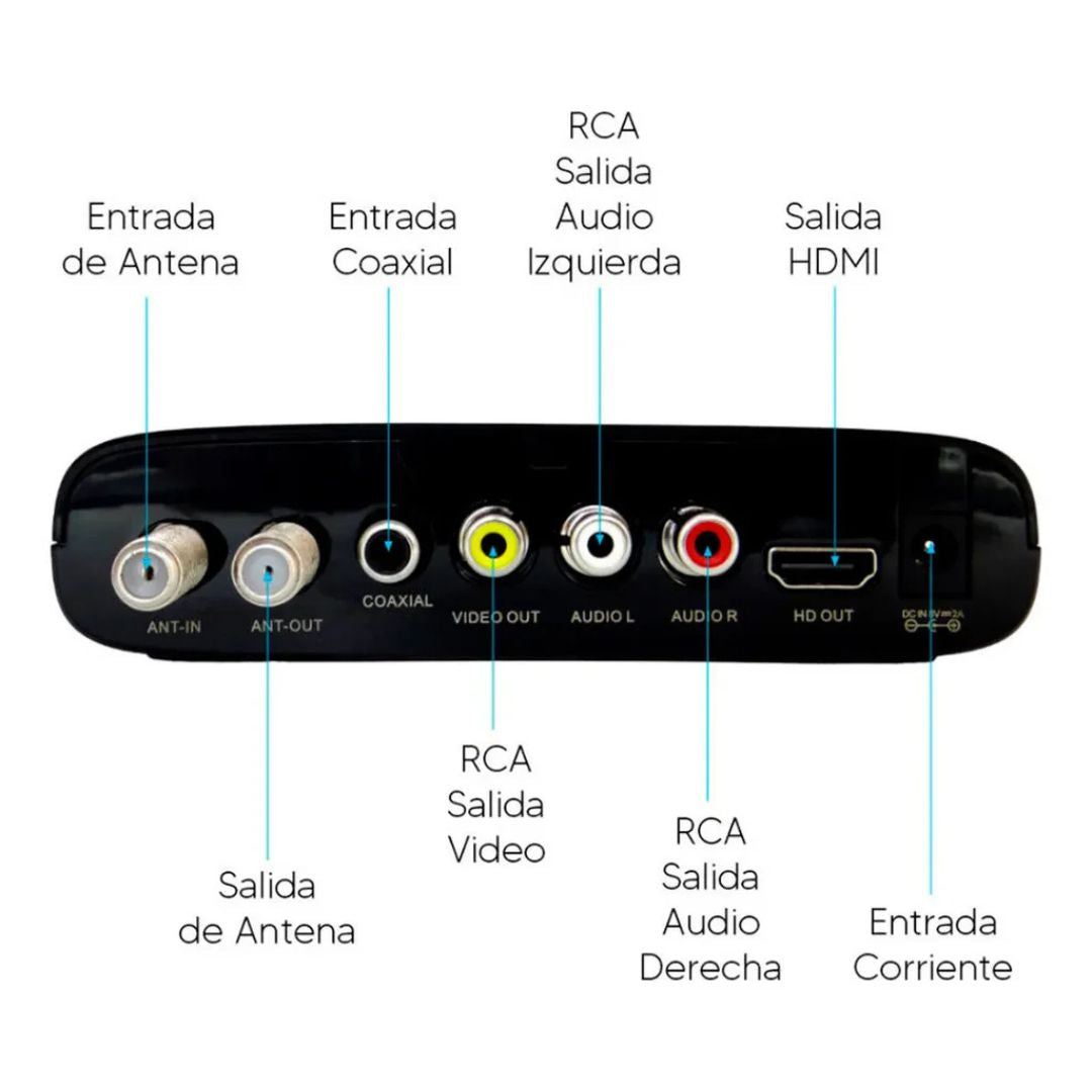 Sintonizador De Tv Digital Isdb-t Ledstar