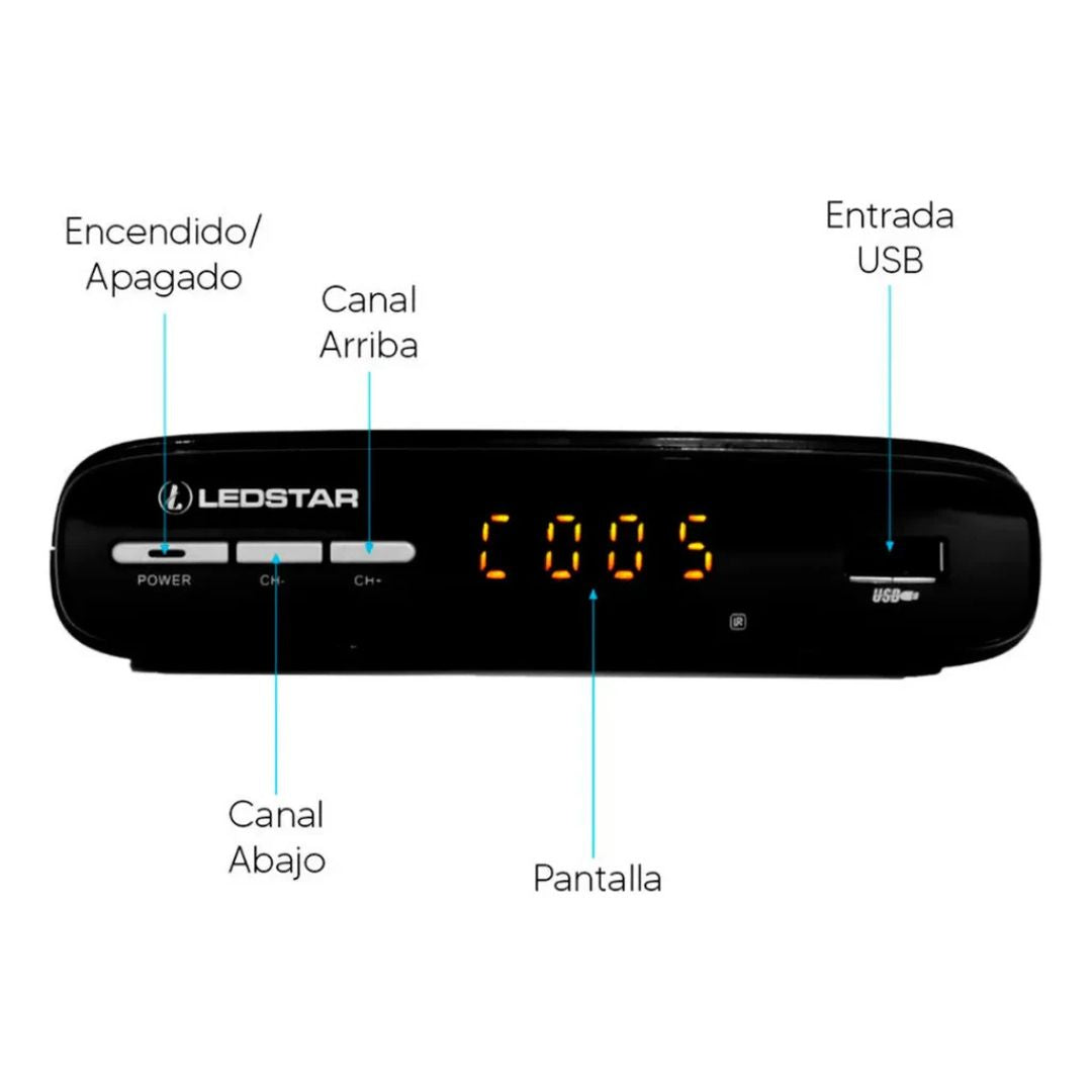 Sintonizador De Tv Digital Isdb-t Ledstar