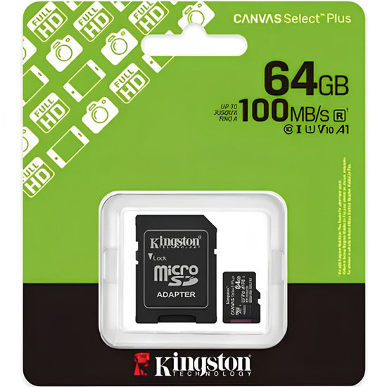 Tarjeta De Memoria Micro Sd Kingston Canvas Select 64gb®