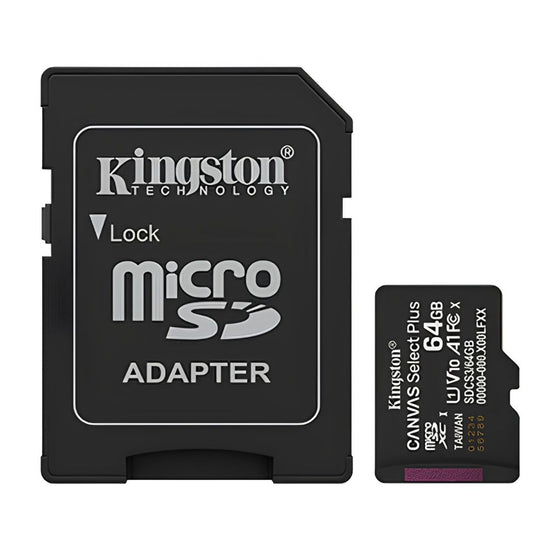 Tarjeta De Memoria Micro Sd Kingston Canvas Select 64gb®