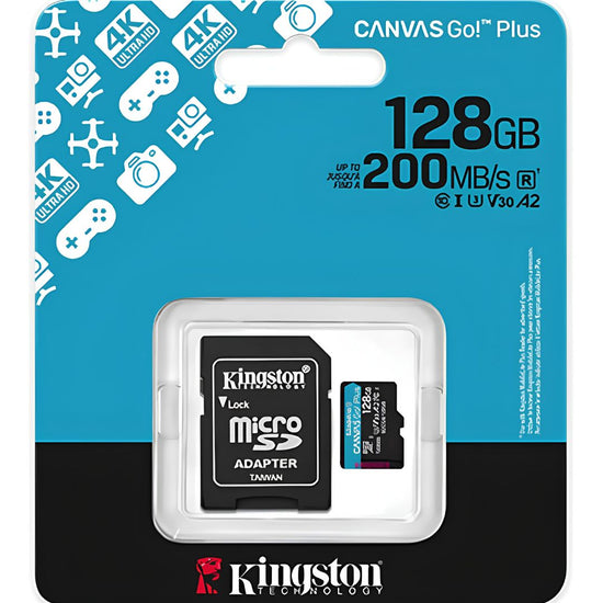 Tarjeta De Memoria Microsd Canvas Go Plus Gen4 128gb 200mb®