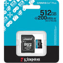 Tarjeta De Memoria Kingston Canvas Go! Plus 512gb Sd 200mb®