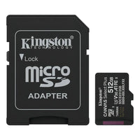 Tarjeta Memoria Microsd Kingston Canvas Plus 512gb 150mb®